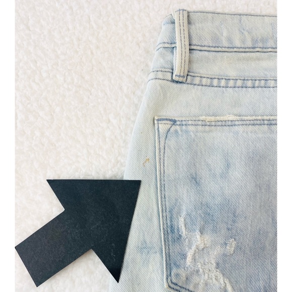 FRAME DENIM • Cloud Blue Tie Dye Le High Straight Leg Jeans - Picture 12 of 16